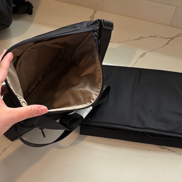 lululemon athletica new parent Black Backpack and Pouch - Picture 8 of 8